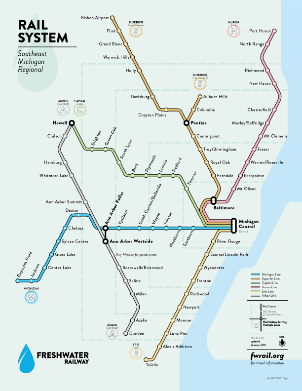 FWRail System Map Image